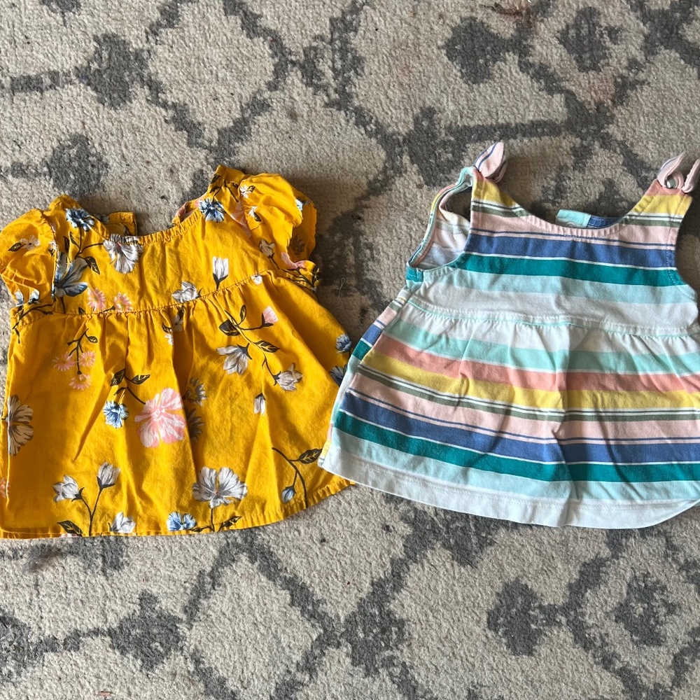 Two Infant Summer Tops